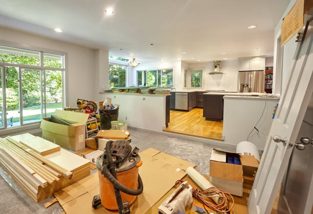 Professional Kitchen Flooring technician working in Arlington, VA